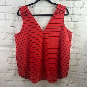 Banana Republic v neck And back scoop bottom tank top